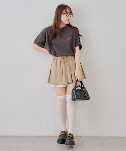 Another Branch olive des olive（アナザーブランチオリーブデオリーブ）の「【人気シリーズ！】オバケ刺繍Tシャツ（Tシャツ/カットソー・レディース・オートミール/スミクロ/サックスブルー/オフホワイト・FREE）」の15枚目の写真