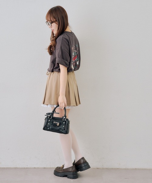 Another Branch olive des olive（アナザーブランチオリーブデオリーブ）の「【人気シリーズ！】オバケ刺繍Tシャツ（Tシャツ/カットソー・レディース・オートミール/スミクロ/サックスブルー/オフホワイト・FREE）」の18枚目の写真