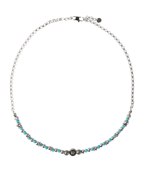 WESTERN BEADS CHAIN NECKLACE - TURQUOISE（ネックレス）｜RSSC 
