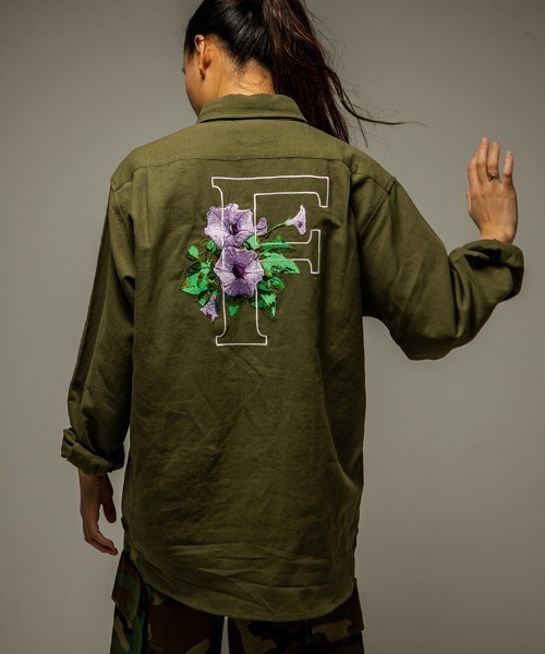 430（フォーサーティ）の「ms6482- L-S HEMP UTILITY SHIRT ミリタリーシャツ(26-080)（シャツ/ブラウス・メンズ・カーキ/ブラック/ベージュ・3/2/1/0）」の6枚目の写真