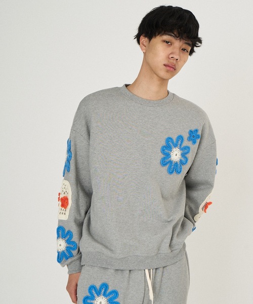 DISCOVERED(ディスカバード)の「MEXICO MOCHIEF SWEAT(スウェット・メンズ・グレー/ブラック・1/3)」の4枚目の写真