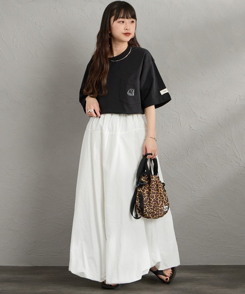 NORDISK（ノルディスク）の「[NORDISK/ノルディスク] 別注 ワンポイント刺繍 ポケットTシャツ（Tシャツ/カットソー・レディース・チャコールグレー/ブラック/ホワイト・XL/L/M/S）」の6枚目の写真