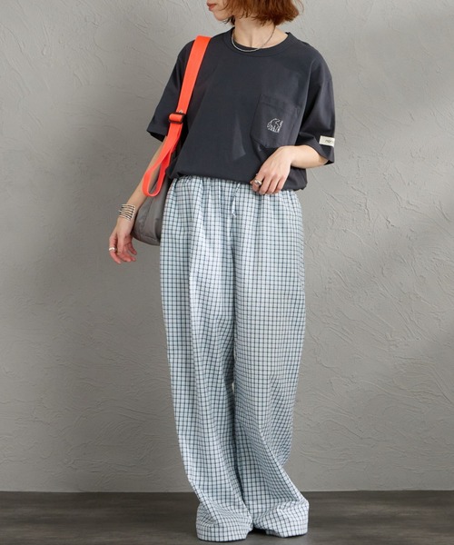 NORDISK（ノルディスク）の「[NORDISK/ノルディスク] 別注 ワンポイント刺繍 ポケットTシャツ（Tシャツ/カットソー・レディース・チャコールグレー/ブラック/ホワイト・XL/L/M/S）」の16枚目の写真