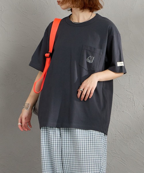 NORDISK（ノルディスク）の「[NORDISK/ノルディスク] 別注 ワンポイント刺繍 ポケットTシャツ（Tシャツ/カットソー・レディース・チャコールグレー/ブラック/ホワイト・XL/L/M/S）」の18枚目の写真