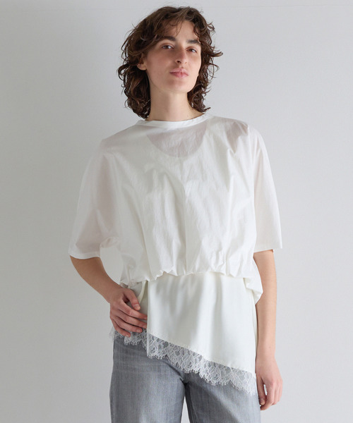 martinique（マルティニーク）の「バックオープンプルオーバー（Tシャツ/カットソー・レディース・ホワイト/ブラック/ライトベージュ・FREE）」の4枚目の写真