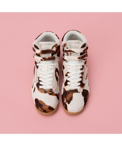 Reebok（リーボック）の「フリースタイル ハイ / F/S HI（スニーカー・レディース・ブラウン/ホワイト・22.0cm/26.0cm/25.5cm/25.0cm/24.0cm/24.5cm/23.5cm/23.0cm/22.5cm）」の5枚目の写真