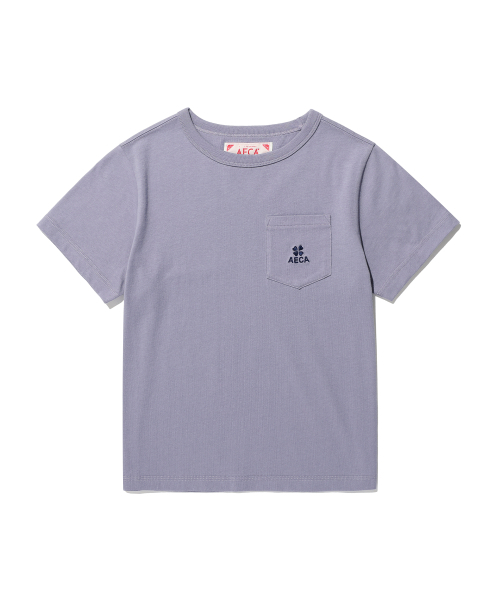 AECA(エイカ)の「EVERYDAY AECA CLOVER POCKET TEE-PURPLE(Tシャツ/カットソー・レディース・その他・M/L/XL)」の3枚目の写真