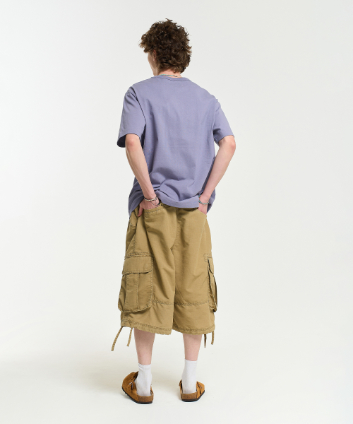AECA(エイカ)の「EVERYDAY AECA CLOVER POCKET TEE-PURPLE(Tシャツ/カットソー・レディース・その他・M/L/XL)」の8枚目の写真