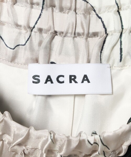 SACRA（サクラ）の「＜SACRA＞リーブス プリント パンツ（その他パンツ・レディース・ケリーグリーン・38/36）」の9枚目の写真