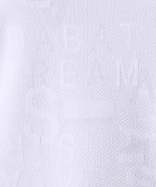 ADABAT STREAM(アダバットストリーム)の「3DロゴジャカードモックT(Tシャツ/カットソー・レディース・ホワイト系4/ブラック系3・42/38/40/36)」の5枚目の写真