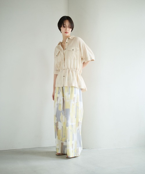 BAYFLOW（ベイフロー）の「アソート柄リラックスパンツ（その他パンツ・レディース・ブラック系その他/イエロー系その他/ブラウン系その他・MEDIUM/SMALL）」の21枚目の写真