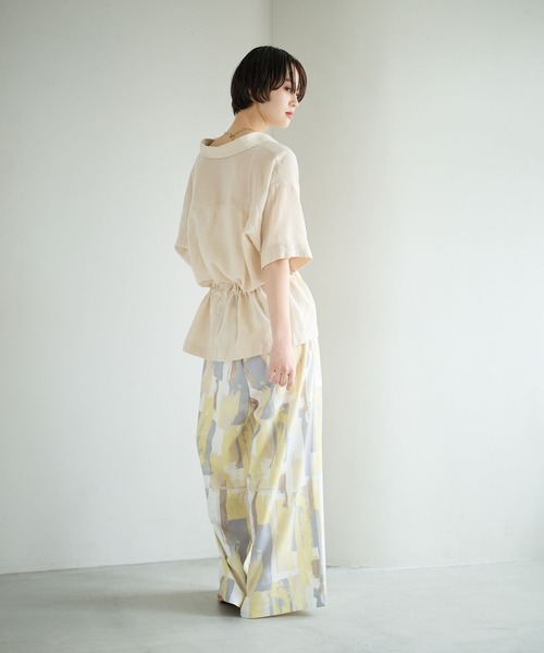 BAYFLOW（ベイフロー）の「アソート柄リラックスパンツ（その他パンツ・レディース・ブラック系その他/イエロー系その他/ブラウン系その他・MEDIUM/SMALL）」の22枚目の写真