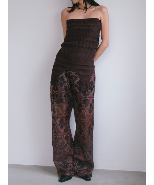 Ruh Dhan(ルーダン)の「Flower Geometry Pants(その他パンツ・レディース・ボルドー/オレンジ/グレー・FREE)」の19枚目の写真