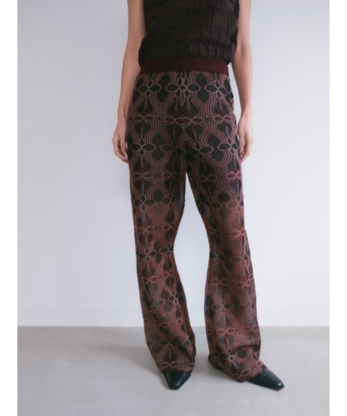 Ruh Dhan(ルーダン)の「Flower Geometry Pants(その他パンツ・レディース・ボルドー/オレンジ/グレー・FREE)」の21枚目の写真