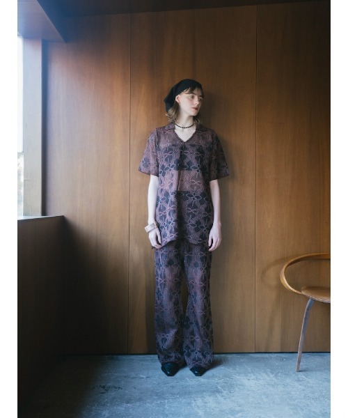 Ruh Dhan(ルーダン)の「Flower Geometry Pants(その他パンツ・レディース・ボルドー/オレンジ/グレー・FREE)」の14枚目の写真