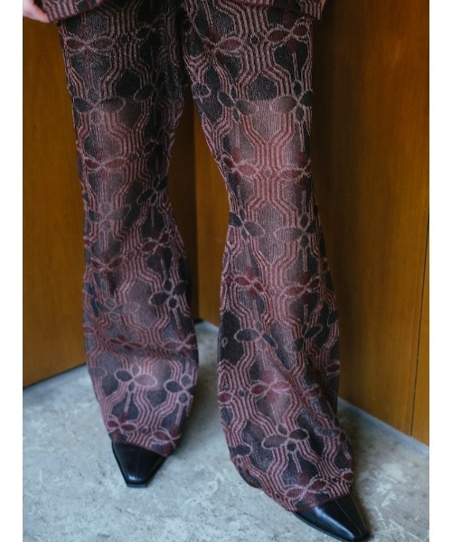 Ruh Dhan(ルーダン)の「Flower Geometry Pants(その他パンツ・レディース・ボルドー/オレンジ/グレー・FREE)」の15枚目の写真
