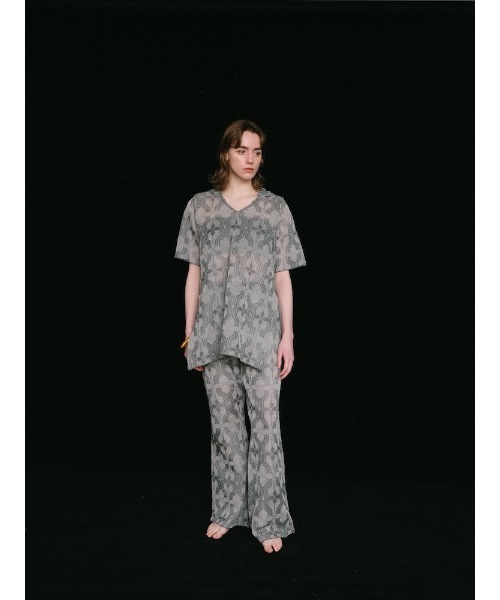 Ruh Dhan(ルーダン)の「Flower Geometry Pants(その他パンツ・レディース・ボルドー/オレンジ/グレー・FREE)」の10枚目の写真