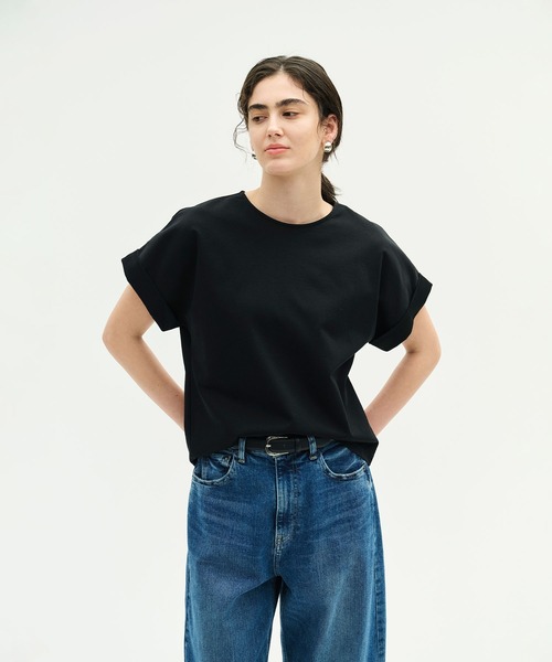 N.O.R.C(ノーク)の「バックジップTシャツ【CLEAN MOTION】(Tシャツ/カットソー・レディース・ブラック/ホワイト・フリー)」の6枚目の写真