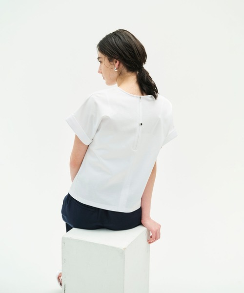N.O.R.C(ノーク)の「バックジップTシャツ【CLEAN MOTION】(Tシャツ/カットソー・レディース・ブラック/ホワイト・フリー)」の13枚目の写真