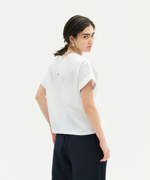 N.O.R.C(ノーク)の「バックジップTシャツ【CLEAN MOTION】(Tシャツ/カットソー・レディース・ブラック/ホワイト・フリー)」の14枚目の写真