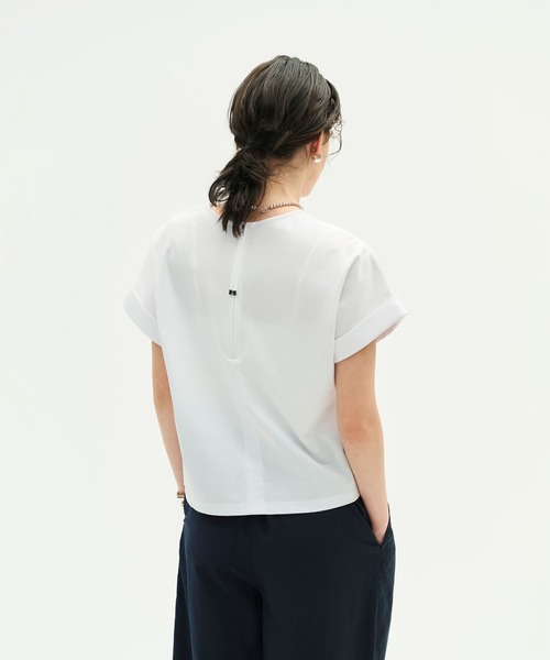 N.O.R.C(ノーク)の「バックジップTシャツ【CLEAN MOTION】(Tシャツ/カットソー・レディース・ブラック/ホワイト・フリー)」の15枚目の写真