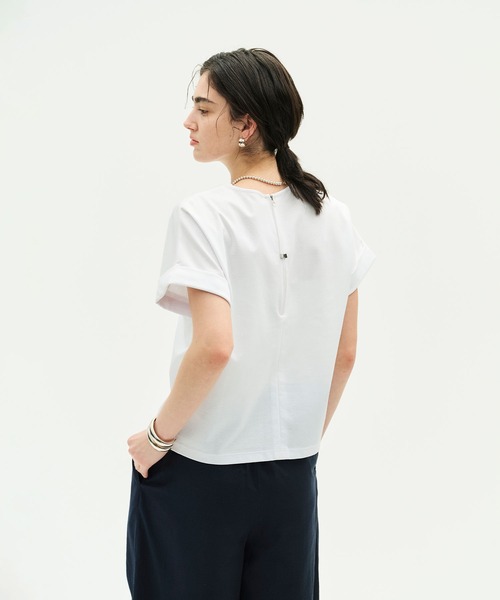 N.O.R.C(ノーク)の「バックジップTシャツ【CLEAN MOTION】(Tシャツ/カットソー・レディース・ブラック/ホワイト・フリー)」の16枚目の写真
