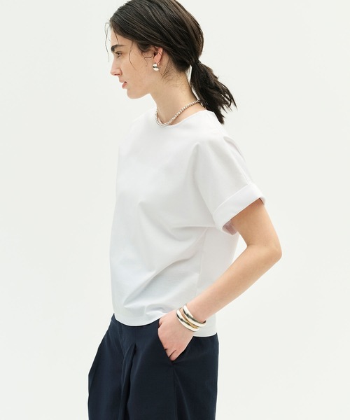 N.O.R.C(ノーク)の「バックジップTシャツ【CLEAN MOTION】(Tシャツ/カットソー・レディース・ブラック/ホワイト・フリー)」の17枚目の写真