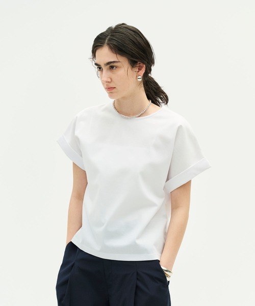 N.O.R.C(ノーク)の「バックジップTシャツ【CLEAN MOTION】(Tシャツ/カットソー・レディース・ブラック/ホワイト・フリー)」の18枚目の写真