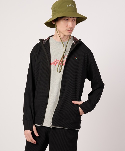 Arnold Palmer(アーノルドパーマー)の「タウン&レジャー シェア フルジップパーカー(パーカー・レディース・ブラック/カーキ・XS/L/M/S/LL)」の7枚目の写真