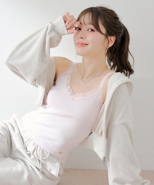 セール】カップ付アソートリブキャミ（キャミソール）｜Chico（チコ
