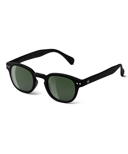 IZIPIZI(イジピジ)の「【IZIPIZI/イジピジ】SUN POLARIZED#C Retro square(サングラス・メンズ・ブラック/ダークブラウン/イエロー・FREE)」の2枚目の写真