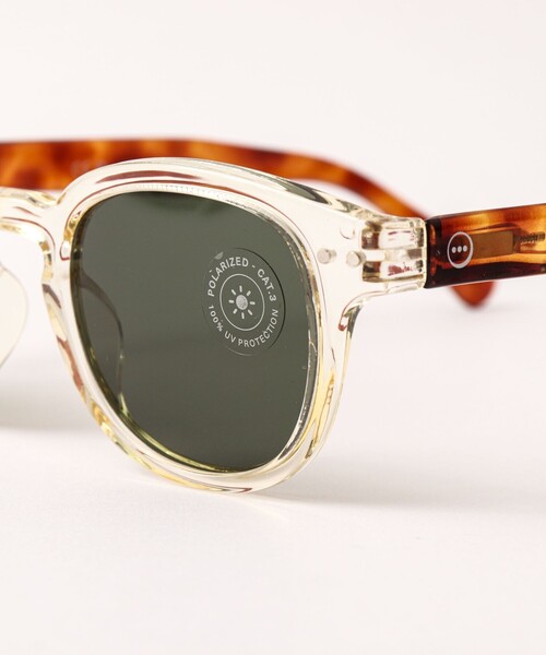 IZIPIZI(イジピジ)の「【IZIPIZI/イジピジ】SUN POLARIZED#C Retro square(サングラス・メンズ・ブラック/ダークブラウン/イエロー・FREE)」の7枚目の写真