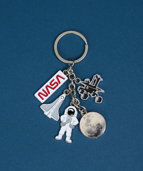 BIRTHDAY BAR(バースデイバー)の「【NASA認証】key ring キーリング(チャーム・レディース・ブルー系その他/グレー/イエロー/ブルー系その他2/ブルー/シルバー・0)」の17枚目の写真