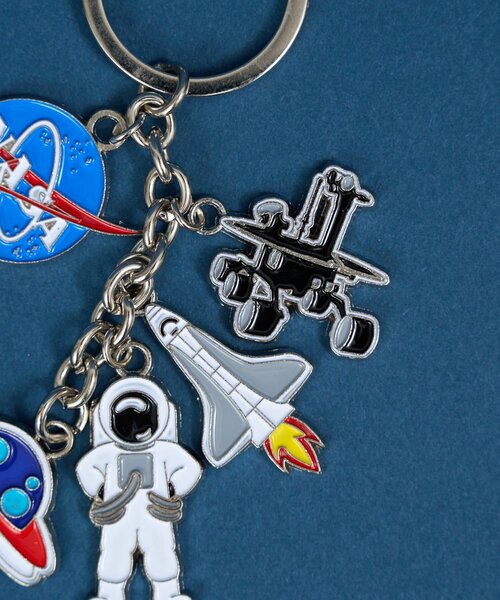 BIRTHDAY BAR(バースデイバー)の「【NASA認証】key ring キーリング(チャーム・レディース・ブルー系その他/グレー/イエロー/ブルー系その他2/ブルー/シルバー・0)」の10枚目の写真