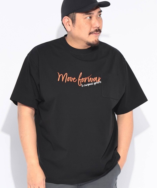 B&T CLUB(ビーティークラブ)の「Tシャツ 半袖 メンズ 大きいサイズ プリント クルーネック ヒヤテック USAコットン 胸ポケット B&T CLUB (ビーアンドティークラブ)(Tシャツ/カットソー・メンズ・ブラック/ネイビー/ブラウン/カーキ・X2(4L~5L)/X1(3L~4L)/X4(8L~9L)/X3(6L~7L))」の21枚目の写真