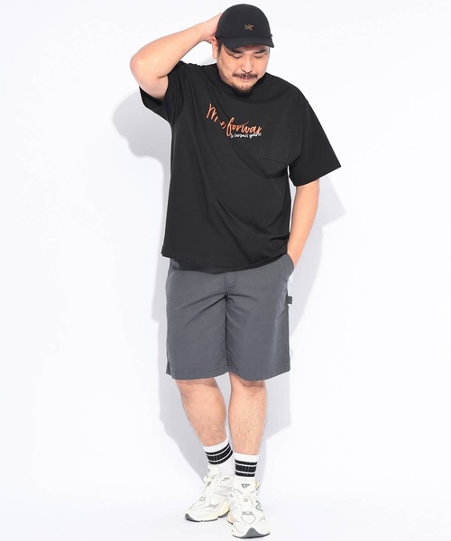 B&T CLUB(ビーティークラブ)の「Tシャツ 半袖 メンズ 大きいサイズ プリント クルーネック ヒヤテック USAコットン 胸ポケット B&T CLUB (ビーアンドティークラブ)(Tシャツ/カットソー・メンズ・ブラック/ネイビー/ブラウン/カーキ・X2(4L~5L)/X1(3L~4L)/X4(8L~9L)/X3(6L~7L))」の22枚目の写真