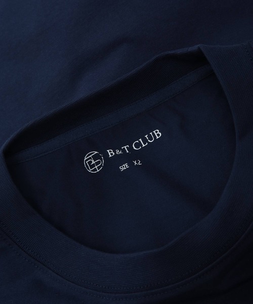 B&T CLUB(ビーティークラブ)の「Tシャツ 半袖 メンズ 大きいサイズ プリント クルーネック ヒヤテック USAコットン 胸ポケット B&T CLUB (ビーアンドティークラブ)(Tシャツ/カットソー・メンズ・ブラック/ネイビー/ブラウン/カーキ・X2(4L~5L)/X1(3L~4L)/X4(8L~9L)/X3(6L~7L))」の17枚目の写真