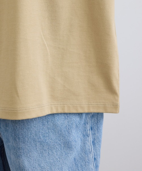 SALON adam et rope'(サロン アダム エ ロペ)の「プリマベールリラックスドルマンスリーブプルオーバー / UVケア(Tシャツ/カットソー・レディース・ブラック/オフホワイト/キャメル・FREE)」の11枚目の写真
