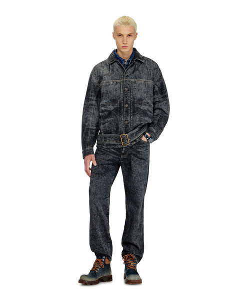 DIESEL(ディーゼル)の「メンズ デニムジャケット D-VALERO-S(デニムジャケット・メンズ・ブラック系その他・MEDIUM/LARGE/SMALL/X-SMALL/X-LARGE)」の5枚目の写真
