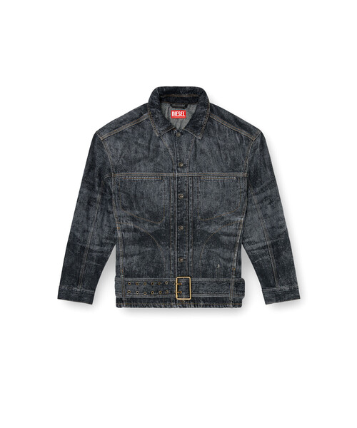 DIESEL(ディーゼル)の「メンズ デニムジャケット D-VALERO-S(デニムジャケット・メンズ・ブラック系その他・MEDIUM/LARGE/SMALL/X-SMALL/X-LARGE)」の2枚目の写真
