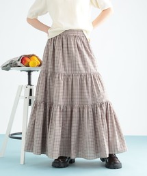 POLO BCS | <POLO BCS/ポロ・ビーシーエス>別注/チェックフレアスカート(スカート)