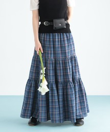 POLO BCS | <POLO BCS/ポロ・ビーシーエス>別注/チェックフレアスカート(スカート)