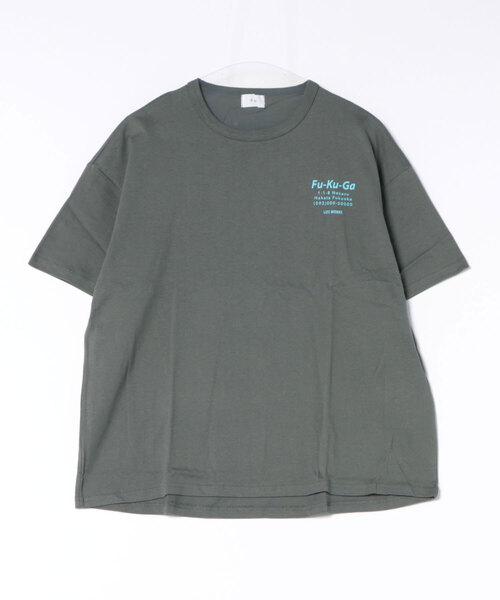 FOV(フォブ)の「FOV/フォブ 屋台 Tシャツ(Tシャツ/カットソー・レディース・ブラック/ホワイト/チャコールグレー・F)」の2枚目の写真