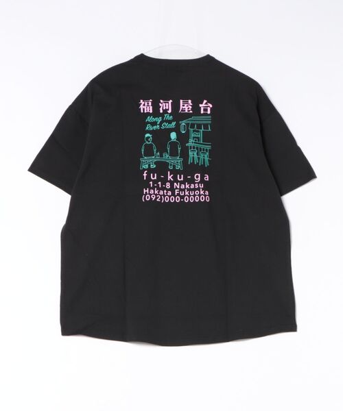 FOV(フォブ)の「FOV/フォブ 屋台 Tシャツ(Tシャツ/カットソー・レディース・ブラック/ホワイト/チャコールグレー・F)」の7枚目の写真