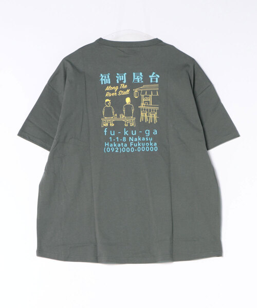 FOV(フォブ)の「FOV/フォブ 屋台 Tシャツ(Tシャツ/カットソー・レディース・ブラック/ホワイト/チャコールグレー・F)」の8枚目の写真