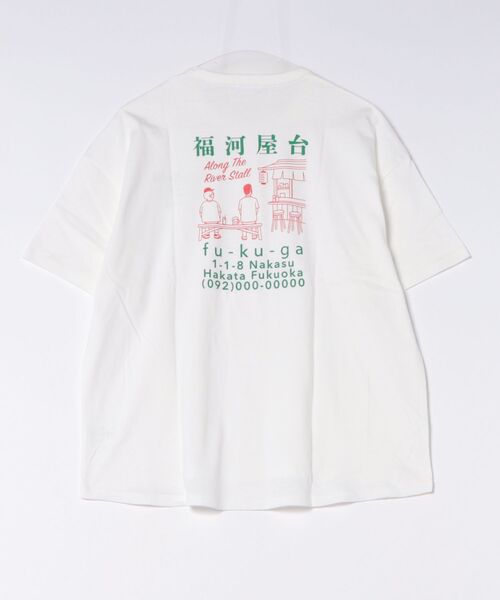 FOV(フォブ)の「FOV/フォブ 屋台 Tシャツ(Tシャツ/カットソー・レディース・ブラック/ホワイト/チャコールグレー・F)」の9枚目の写真