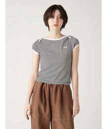 ロゴ刺繍コンパクトTシャツ