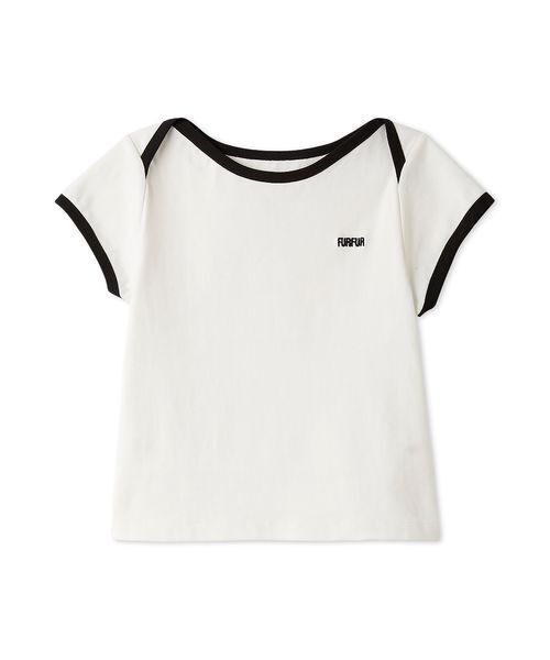 FURFUR(ファーファー)の「ロゴ刺繍コンパクトTシャツ(Tシャツ/カットソー・レディース・ホワイト/ブラック/ネイビー/サックスブルー・F)」の15枚目の写真