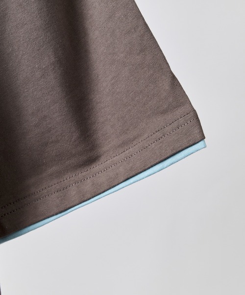 Confirm(コンファーム)の「ネックディテール Tシャツ / Neck Detail Plain T-Shirt メンズ ウィメンズ ユニセックス(Tシャツ/カットソー・メンズ・ブラック/グレー/アイボリー/スカイブルー・M/L)」の18枚目の写真
