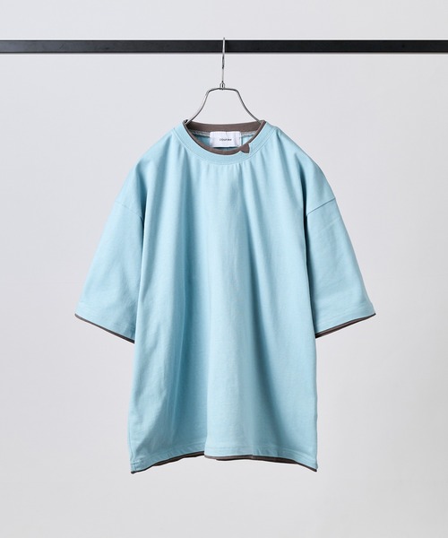 Confirm(コンファーム)の「ネックディテール Tシャツ / Neck Detail Plain T-Shirt メンズ ウィメンズ ユニセックス(Tシャツ/カットソー・メンズ・ブラック/グレー/アイボリー/スカイブルー・M/L)」の10枚目の写真